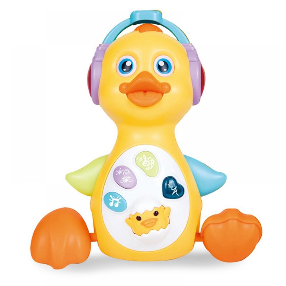 Baby Musical Toy Dancing Walking Yellow Duck Baby Toy with Music and