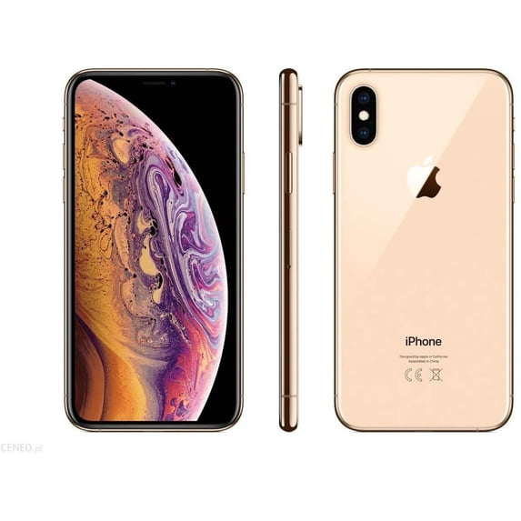 Restored Apple iPhone XS MAX - Fully Unlocked - 64 GB Gold (Refurbished)