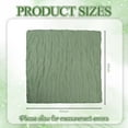 thumbnail image 6 of Holzlrgus Cheesecloth Napkins Set of 6, 20 x 20 Inch Gauze Dinner Cloth Napkins, Handmade Square Rustic Table Napkins for Parties Weddings Event Family Dinner Boho Boho Decoration, Sage Green, 6 of 7