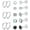 Silver, variant on Surgical Steel Earrings for Sensitive Ears Hypoallergenic 20G Stainless Steel Stud Hoop Earrings for Women Men Small Opal Ball CZ Surgical Steel Flat Back Earrings Cartilage Earrings Hoop Stud