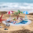 thumbnail image 2 of 11pcs Miniature Beach Items Micro Landscape Beach Ornaments for DIY Miniature Garden, 2 of 8