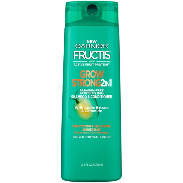 Garnier Fructis Grow Strong 2 In 1 Shampoo Conditioner 12 5 Fl Oz Walmart Com Walmart Com