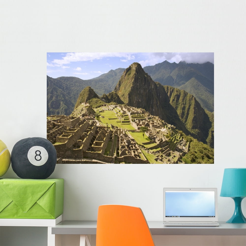 Machu Picchu Wall Mural Decal Sticker, Wallmonkeys Peel & Stick Vinyl ...