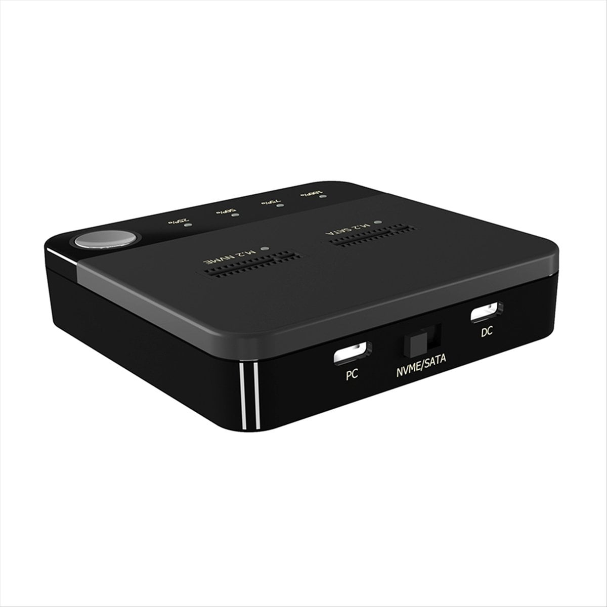 M.2 SATA to Nvme SSD Enclosure External Hard Disk Docking Station