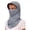 X2 Dark Gray, variant on Unisex Sun Protection Full Face Mask, UPF 50+ Balaclava with Wide Cap Brim, Breathable Face Cover Hat Outdoor Activities Summer Cycling Hiking Travel,Color:Beige