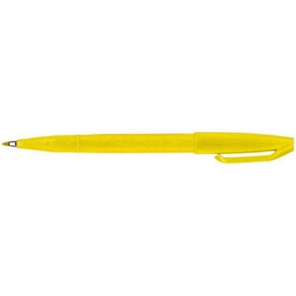 PENTEL S520 SIGN PEN - YELLOW, Sold individually