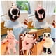 thumbnail image 2 of 1 lazo para el pelo de peluche con diseño de animales de dibujos animados: accesorios para el pelo bonitos y versátiles para mujeres y niñas, varios estilos, no daña el cabello., 2 of 5