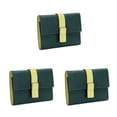 thumbnail image 2 of Cartera de cuero Sonducket para mujer, tarjetero Rectangular de tres pliegues, 2 of 6