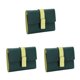 thumbnail image 2 of Cartera de cuero Sonducket para mujer, tarjetero Rectangular de tres pliegues, 2 of 6