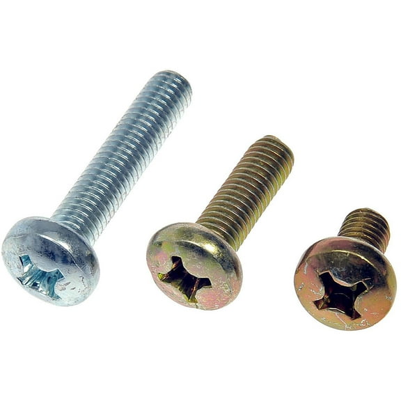 Dorman 785-100D License Plate Fasteners - M6-1 X 10Mm, 20Mm, 30Mm (Pack of 12)