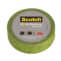 3M Expressions Glitter Tape, .59" x 196", Green