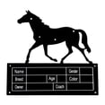 thumbnail image 1 of Placa con Nombre para de Caballos Letrero para Puerta de de Caballos Letrero de Metal para Decoración Del Hogar Nombre, 1 of 8