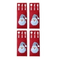 thumbnail image 1 of Dsscvnef 4Pcs Christmas Cutlery Bag Christmas Table Decoration Christmas Silverware Holder Xmas Party Cutlery Holder Fork Cutter Fork Bag Cutlery Holder for Christmas Party Cloth, 1 of 6