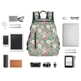 thumbnail image 6 of Daiia Rose Flowers School Backpack for Men and Women Lightweight Backpack Durable Backpack Water-Resistant,Travel,Work Bag, 6 of 9