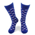 thumbnail image 2 of Urban-Peacock Men's Novelty Fun Crew Socks for Dress or Casual - American Flags - Blue, 2 of 5