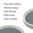 thumbnail image 3 of Gadgetime Usa - Juego De 2 Platos Giratorios Lazy Susan De 10.0 In, Antideslizante, Giratorio Para Especias, Organizador Giratorio Para Gabinete De Cocina, Despensa, Nevera, Baño, Tocador, Encimera, 3 of 5