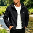 thumbnail image 3 of Gfyviroh Windbreaker Jackets for Men Stylish Long Sleeve Comfy Hooded Jacket Lightweight Zip-Up Quick Dry Sports Outerwear, 3 of 5