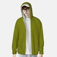 thumbnail image 2 of Lsque Olive Pattern UPF 50+ Lightweight Sun Protection Men's Women's Long Sleeve Shirt, Hoodie Performance -Small, 2 of 7