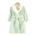 thumbnail image 2 of Esaierr Kids Girls Robe Bathrobe Comfort Flannel Bathrobe for Toddler Winter Soft Quick Dry Bathrobe 3-10Y+, 2 of 9