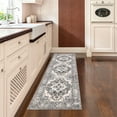 thumbnail image 3 of 2' x 6' Boho Runner Rug Non Slip Washable Soft Carpet Area Rug for Entryway Hallway Kitchen Bedroom, 3 of 9