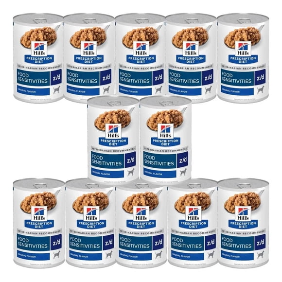 Hill's alimento perro food sensitive estofado húmedo z/d 12pzs