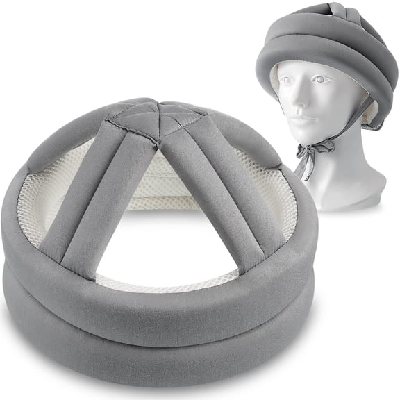 Anti Fall Elder Head Safety Helmet Thick Soft Protective Hat Adjustable Seniors Fall Prevention Head Protection Cap Breathable Elderly Helmet For Head