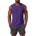 thumbnail image 3 of Men Sleeveless Shirt Set Quick Dry Tank Top for Running Beach Fitness Muscle Shirt Lightweight Breathable Athletic Wear, 3 of 7