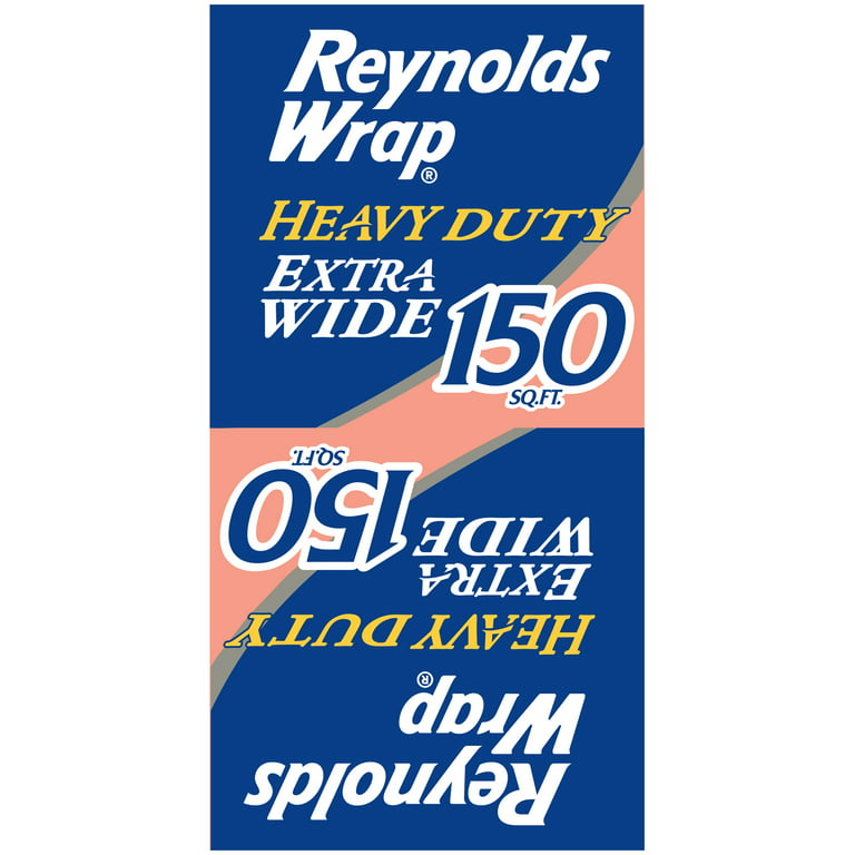 Reynolds Wrap 18 inch Heavy Duty Aluminum Foil, 150 Sq. ft (2 pk.)