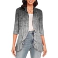 thumbnail image 1 of TIMIFIS Cardigan Léger à Manches Longues Ouvert pour Femmes - Noir - 7 - Automne, 1 of 6