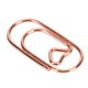 thumbnail image 1 of 250Pcs Fancy Paperclips Small Heart Shape Plastic Covered Wire Widely Used Cute Paper Clips for Home School Office Rose Gold, 1 of 3
