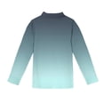thumbnail image 5 of CCRFTGI Polo Shirts for Child Girls Size 8 Uniform Gradient Shirt Golf Tennis Pique Collared Polos Casual Long Sleeve Summer T-Shirts Mint Green 3-4 Years, 5 of 5