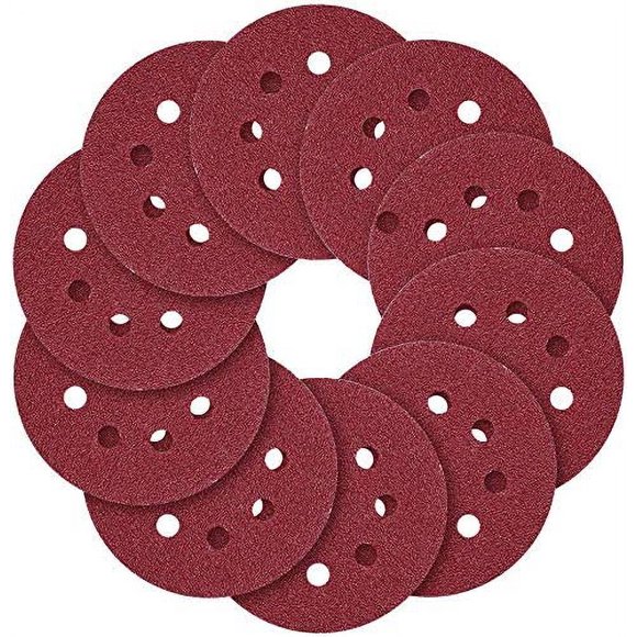 5 Inch 8 Hole 40-2000 Grit Grinding Wheel Sandpaper Kit Can Be Sanded/Polished