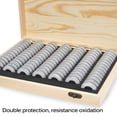thumbnail image 4 of Caja De Protección De Monedas Conmemorativa De 100 Uds., Caja De Colección De Monedas, Caja De Almacenamiento De Dinero De Cobre Serendint EL008154-00, 4 of 5
