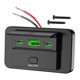 thumbnail image 1 of Cargador USB para coche, panel de interruptores para RV, panel de tomas de corriente para cargador, toma USB para RV, carga rápida Luz verde, 1 of 7