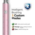 thumbnail image 3 of JTF Sonic Electric Toothbrush for Adults with 6 Brush Heads and Tongue Scraper, Radiant Care 3 Modes 45 Days Battery Life Rechargeable Power Toothbrush for Family and Friends & Home Trips, Pink, 3 of 9