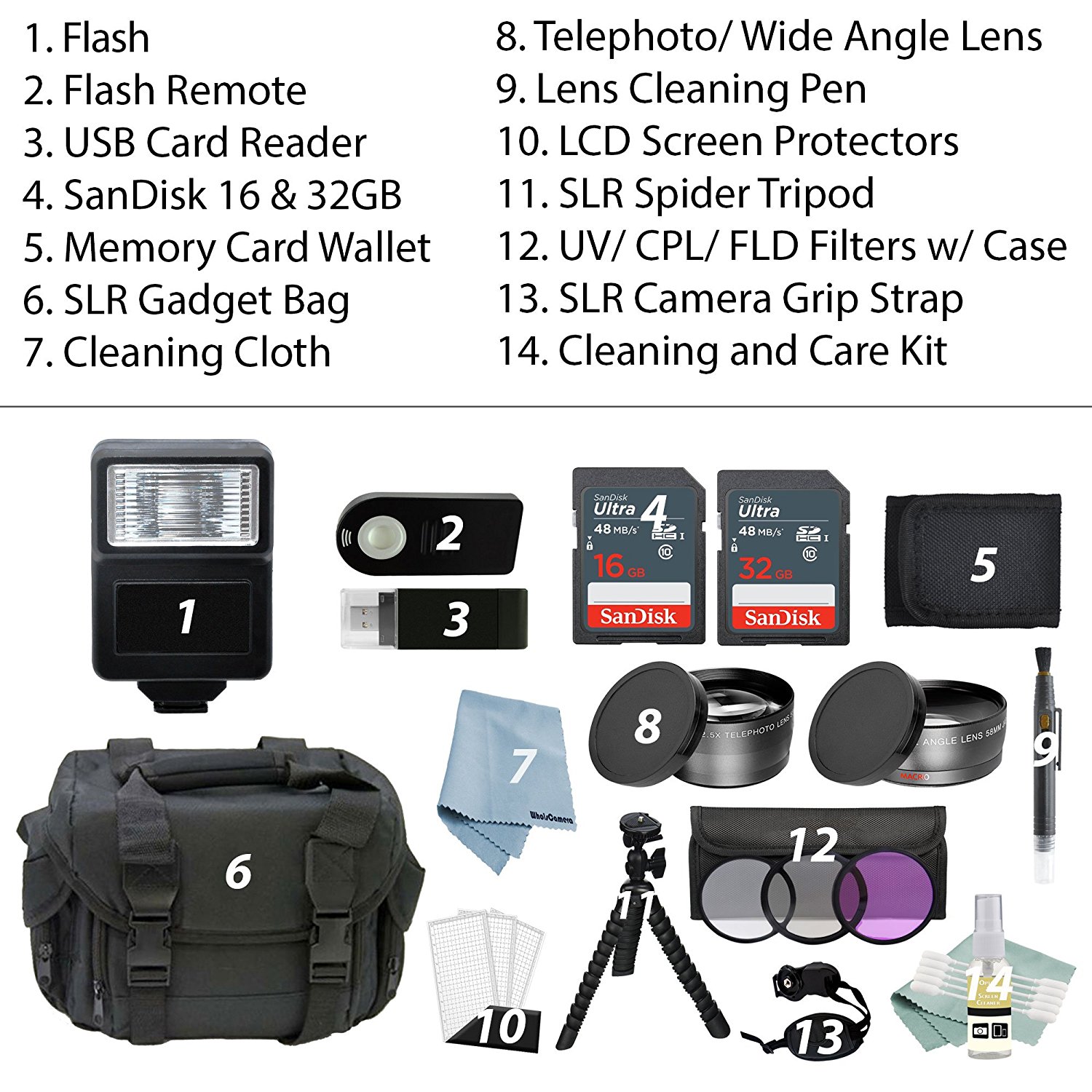 Canon EOS Rebel T6 Bundle With EF-S 18-55mm f/3.5-5.6 IS II Lens + Advanced Accessory Bundle - image 3 of 7