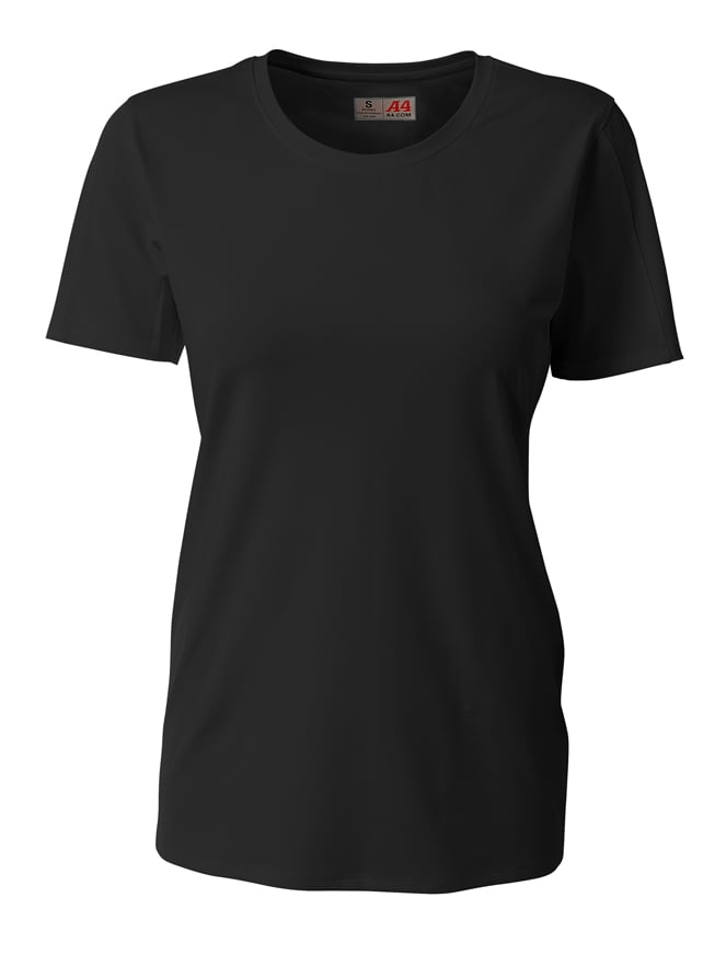 A4 Youth Spike Short Sleeve Volleyball J For Youth Female in Black | NG3014