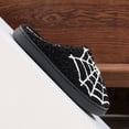 thumbnail image 3 of Pantuflas algodón con telaraña Halloween pantuflas felpa Baotou para interiores estampadas para el (44-45) [Adecuadas para 43-44 pies], 3 of 9
