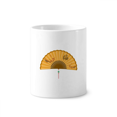 thumbnail image 1 of Ventilador de papel Cepillo de dientes titular de la pluma Mug de ceramica blanca taza 350ml, 1 of 2