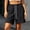 Black, variant on Womens Shorts Womens Lightweight Solid Color Wide Leg Running Shorts Summer Casual Elastic Waist Drawstring Athletic Shorts with Pockets