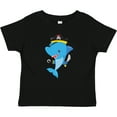 thumbnail image 3 of Inktastic Pirate Shark, Shark Wearing Pirate Hat, Blue Shark Boys or Girls Baby T-Shirt, 3 of 5