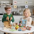 thumbnail image 2 of Tiny Land Wooden Fruit & Vegetable Play Set, Kids Pretend Play Kitchen Food Toys, Educational Playset for Toddler Learning and Imaginative Play, 2 of 6