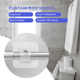 thumbnail image 4 of 10PCS Self Adhesive Curtain Rod Holders Nail Free Adjustable -2, 4 of 5