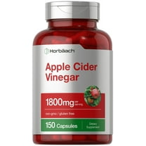 Horbäach Apple Cider Vinegar Capsules | 1800mg | 150 Pills | Non-GMO, Gluten Free Supplement