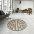 thumbnail image 4 of Ahgly Company Machine Washable Indoor Rectangle Contemporary Dark Almond Brown Area Rugs, 6' x 9', 4 of 7