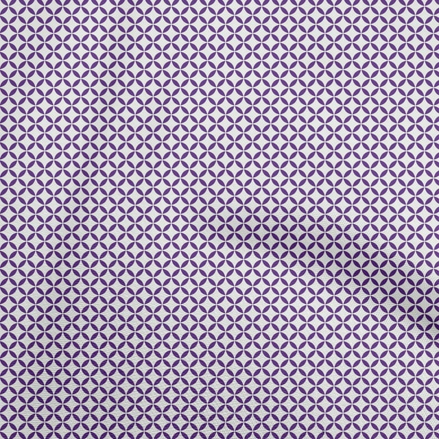 oneOone Velvet Purple2 Fabric Geometric Craft Projects Decor Fabric Printed By The Yard 58 Inch Wide