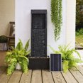 thumbnail image 2 of Teamson Home Athena Modern Outdoor Solar Water Fountain with LED Lights, 2 of 5