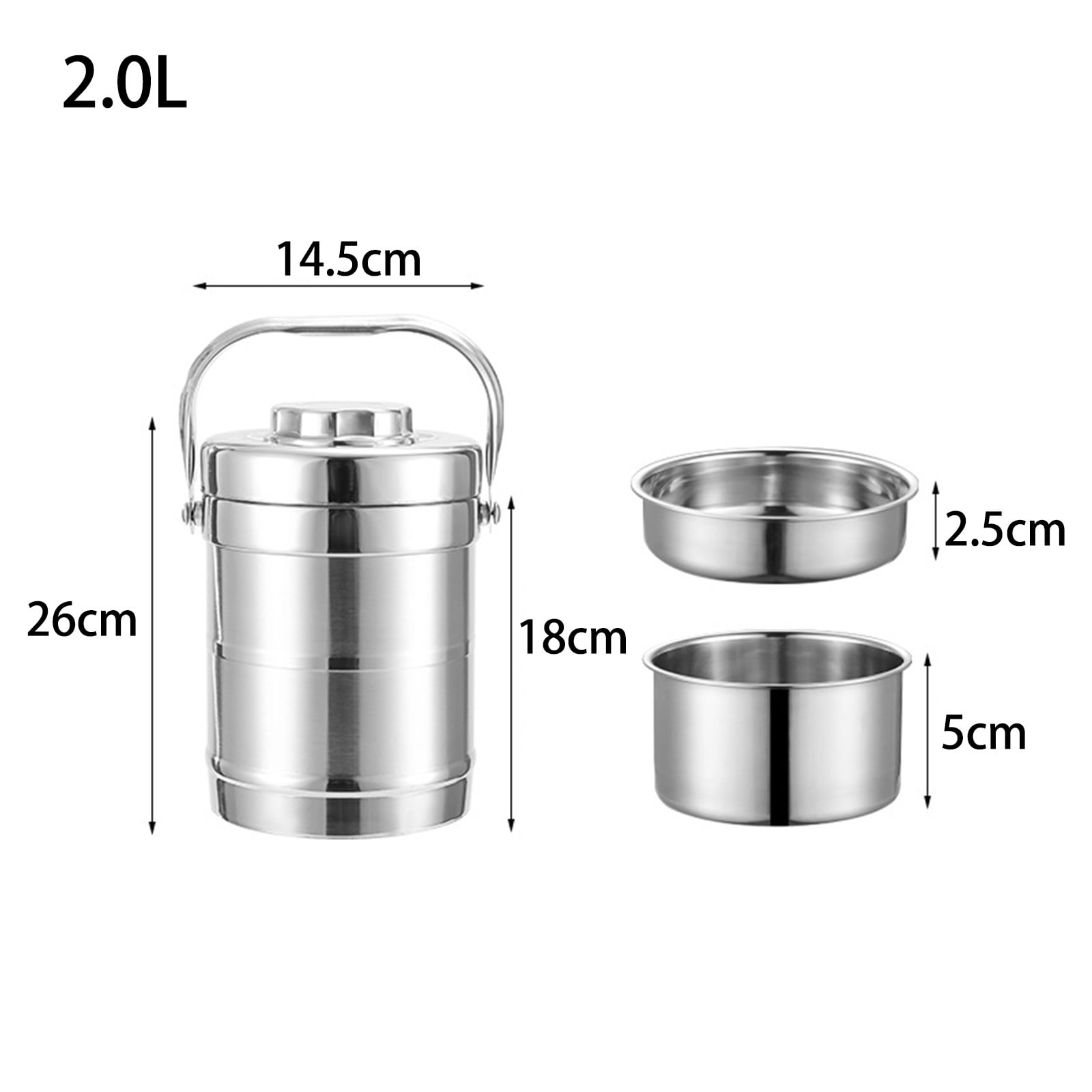 Thermal Lunch Box Wide Mouth Stainless Steel Thermal Flask, Stainless Steel Breakfast Pots, Soup Flasks Pot