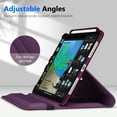 thumbnail image 4 of Fintie Rotating Case for 11 Inch iPad Pro 2022 Release 4th / 3rd / 2nd / 1st Generation - Protective 360 Degree Swivel Cover with Auto Sleep/Wake, Purple, 4 of 8