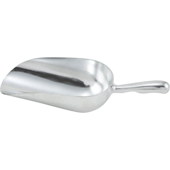 24 Oz. (Ounce) Bar Ice Scoop, Dry Bin Scoop, Dry Goods Scoop, Candy Scoop, Spice Scoop, Cast Aluminum